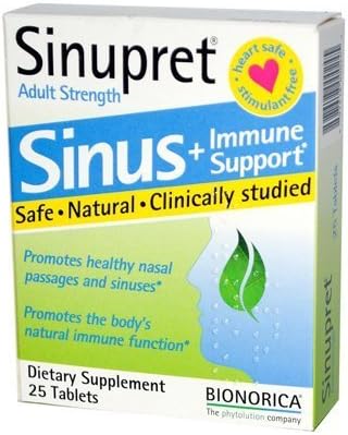 Sinupret-Adult Strength 25 Tablets by Sinupret