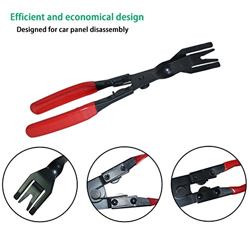 Auto Trim Removal Tool Kits 4 Pcs Clip Pliers Set Car Trim Removal Tool 2 Pcs For Car Dash Radio Audio Installation Nylon Fastener Remover Fastener Rivet Clips 100 Pcs For GM Ford Chrysler Dodge