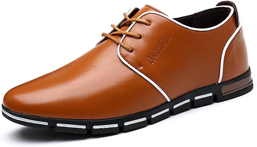 Amazon Chiika ウォーキングシューズ メンズ 革靴 スニーカー 散歩靴 カジュアル ビジネスシューズ 大きいサイズ 通勤用 ヒールなし 柔軟 クッション性 快適 痛くない 楽チン デイリー 走れる 頑丈 紳士靴 デイリー ビジネス キャメル Chiika ローファー スリッポン