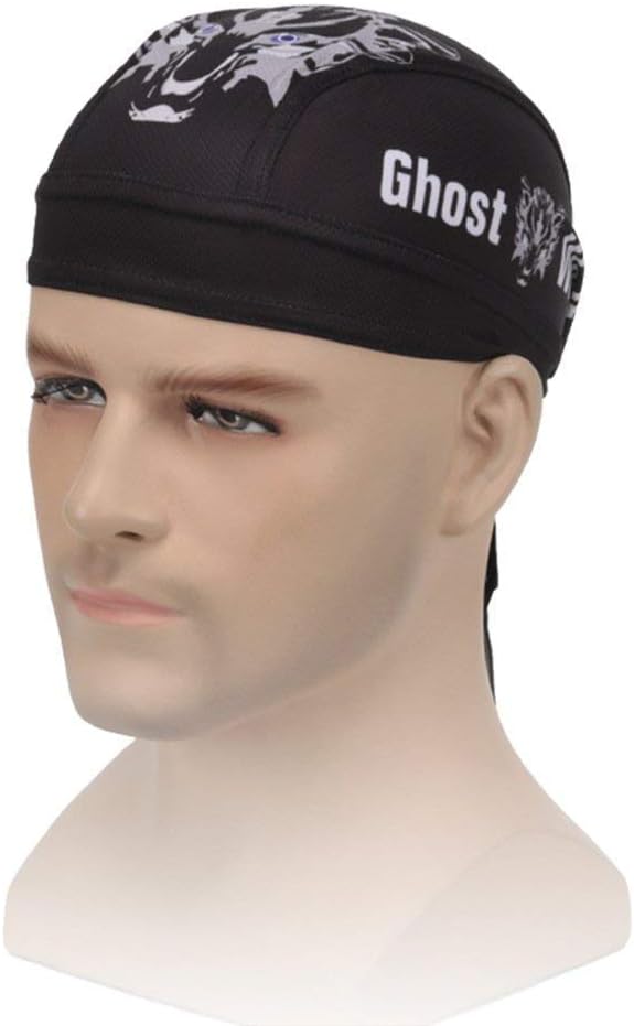 Sweat Wicking Dew Rag Beanie Cooling Skull Cap Head Wrap Cycling Helmet Liner