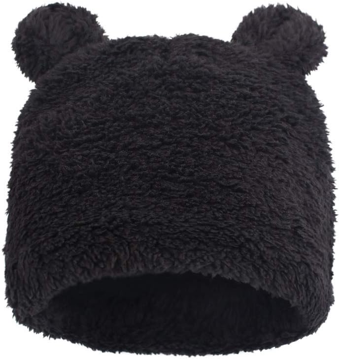 Baby Girls Winter Hat Boys Warm Scarf Hat Kids Thick Earflap Hood Cap with Ear 6M-4T
