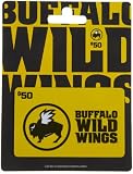 Buffalo Wild Wings Gift Card $50