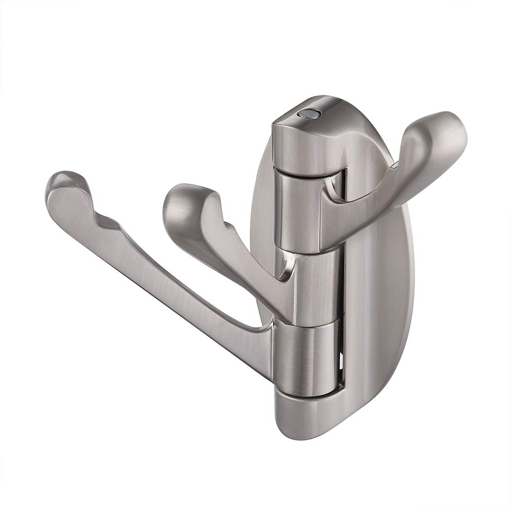 KES SOLID METAL Swivel Hook Heavy Duty Folding Swing Arm Triple Coat Hook with 799599268204 eBay