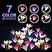 Outdoor Solar Garden Stake Lights - Premium 2 Pack Solar Powered Lights with 8 Lily Flowers, Multi-Color Changing LED Solar Decorative Lights for Garden, Patio, Backyard Decorations (Purple and White)