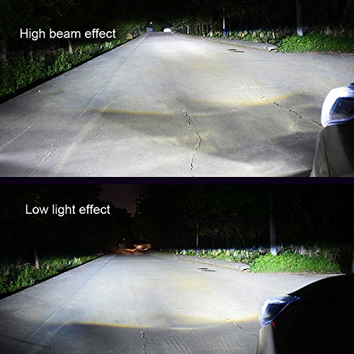 Ylife H11 H8 H9 LED Car Headlight Bulbs, 9600LM 6000K Head Lights with CREE XHP50 LED Chip, Head Lamp Conversion Kit for Car Vehicles Truck