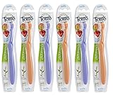 Tom's of Maine Children's Toothbrush BPA Free, Soft, Pack of 6
