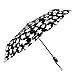 OMOTON Windproof Fiberglass Umbrella, Changes Color with Water, Black