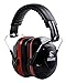 EZARC Safety Ear Muffs 34dB for Shooting, Cutting, Gardening, Plant Working Hearing Protection, Adjustable Headband Ear Defenders Noise Reduction Earmuffs,Black Red