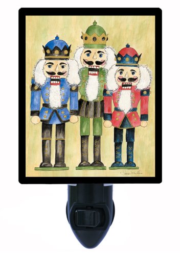 Christmas Night Light - Nutcracker Trio - LED NIGHT LIGHT - Thumbnail 4