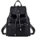 Leather Backpack, COOFIT Black Backpack Black Leather Backpack Purse Bookbag for Women