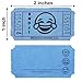 Bundle of 4 Rolls: Raffle Roll of 2,000 Consecutively Numbered Tickets, Assorted Emoji Crying, Smiling, Tear Drop, Wink, Sunglass, Hanging Tongue, Heart Eyed, Silly Faceby Indiana Ticket Company