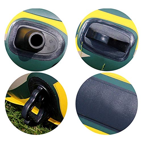 BOOA Dreipersonenfalten-Schlauchboot-Berufsfischerboot, aufblasbares Ruderboot, einschließlich Paddel und Pumpe, mit… – Bild 3