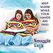 Snuggie Tails Rainbow Fish Comfy, Cozy, Super Soft, Warm, All Season, Wearable Blanket for Kids, As Seen on TV