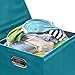 Laundry Hamper Sorter with Lid Closure – Foldable Hamper, Detachable Lid, and Portable Built-In Handles for Easy Transport – Single