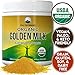 Organic Golden Milk Powder - Best Tasting Gold Milk Tea Latte Superfood Powder by Peak Performance. Keto, Paleo, Vegan with Turmeric, Ashwagandha and 10 Immune Boosting Organic Ingredients Supplement