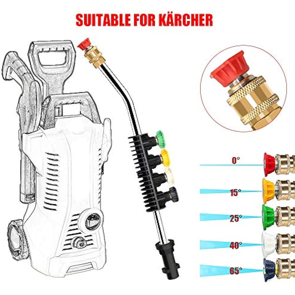 Pressure Washer Accessories Adapter Karcher, Enhanced Wand Extension