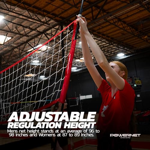 Freestanding Volleyball Warm Up Net Portable Design for