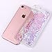 iPhone 6s case,iPhone 6 case, Myckuu Liquid, Cool Quicksand Moving Stars Bling Glitter Floating Dynamic Flowing Case Liquid Cover for iPhone 6 (Bear+Pink)
