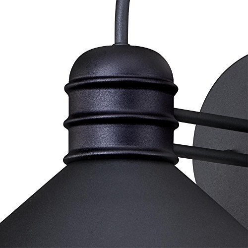 6204400 Watts Creek Wall Lantern, Textured Black Finish on Steel