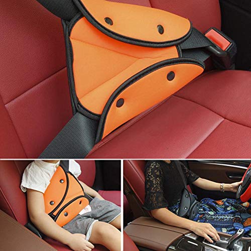 Aolvo Kids Seatbelt Adjuster Universal Kids Seatbelt Cover for Jeep BMW - Car Safety Seatbelt Adjuster Protector Clip Triangle Positioner for Short People, Perfect for Car Motors Truck Bus Vehicle - Thumbnail 6
