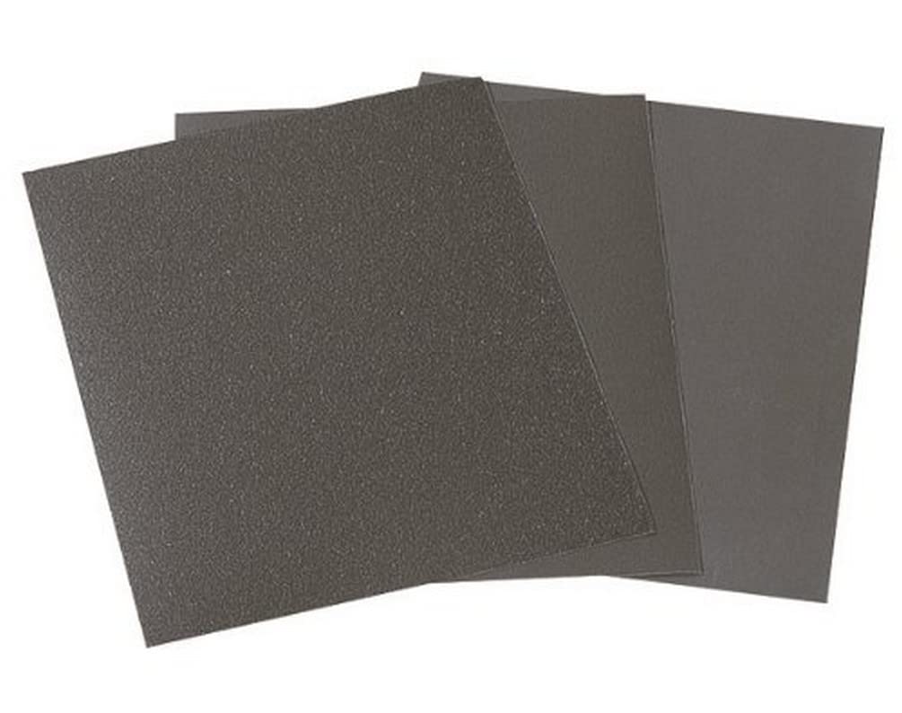 wolfcraft Sandpaper Sheet Set, 16 pcs., for Metal/Varnish, Wet/Dry Sanding I 3119000