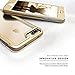 Zizo ION Series iPhone 8 Plus Case/iPhone 7 Plus Case - Military Grade Drop Tested with Tempered Glass Screen Protector (Gold/Clear)