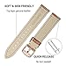 TRUMiRR Watchband for Fossil Women's Gen 5 Julianna, Crazy Horse Genuine Leather Watch Band Quick Release Strap Rose Gold Stainless Steel Buckle Wristband for Fossil Gen 5 Julianna