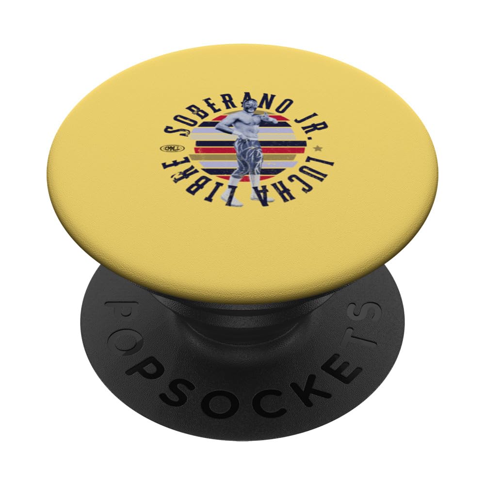 Soberano Jr. Mexican Luchador Ideal for men and women. PopSockets Swappable PopGrip