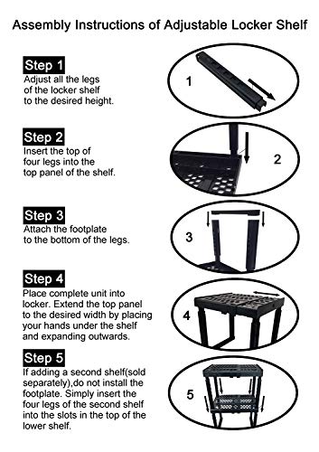 6 Organizer+Adjustable+Stackable+Accessories+Lockers