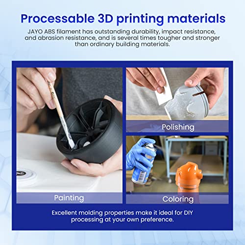 JAYO ABS 3D Printer Filament, Impact and Heat Resistant ABS Filament 1