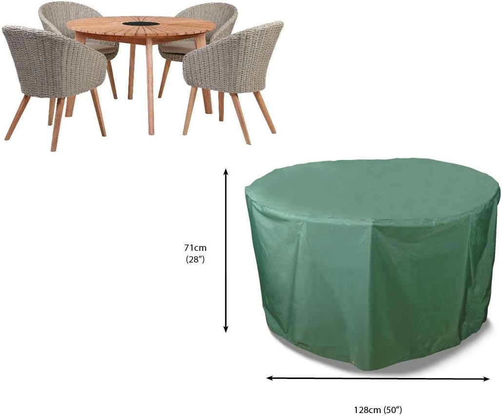 Bosmere Cover Up 4 6 Seat Circular Table Cover Green C545 Amazon Co Uk Garden Outdoors