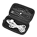 Case Star Rectangle-Shaped Hard EVA Case Bag and Silver Color Climbing Carabiner for Yurbuds Ironman Inspire Black In-Ear Sport Headphones MP3/MP4 Bluetooth Earbuds iPod Shuffle with Mesh Pocket, Zipper Enclosure, and Durable Exterior with Case Star Cost-free Velvet Cell Phone Bag (Rectangular Case - Silver)