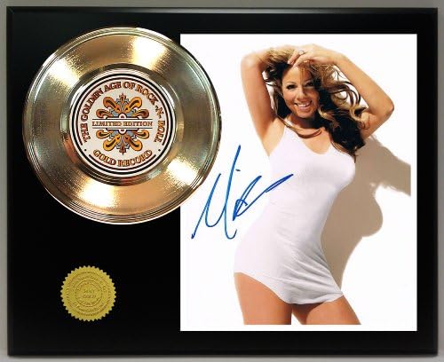 Mariah Carey Gold Record Reproduction Signature Series LTD Edition Display
