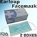 100 PCS (2 BX) 3-Ply Commercial Grade Dental Surgical Medical Disposable EarLoop Face Masks, Latex Free | FDA Registered & Approved!