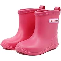 Toddler Rain Boots Baby Rain Boots Short rain Boots for Toddler Easy-on Lightweight and Waterproof