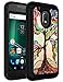 Moto G Play Case,Moto G4 Play Case,ANLI(TM)[Shock Absorption] Hybrid Dual Layer Armor Protective Case Cover for Motorola Moto G4 Play Love Tree Black