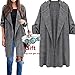 Women Cardigan,Haoricu Womens Open Front Trench Coat Long Cloak Jackets Overcoat Waterfall Cardigan Gift