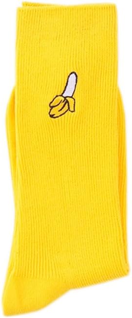 Harajuku Cute Pastel Knee Socks Banana Pattern