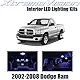 XtremeVision Dodge Ram 2002-2008 (10 Pieces) Pure White Premium Interior LED Kit Package + Installation Tool