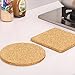 LAUCORK Cork Trivets Round, 8.66-Inch Each, Set of 2 (8.6)
