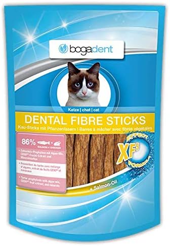 Bogadent Dental Fibre Sticks salmon cat, 50 g, 50 g (Pack of 1)