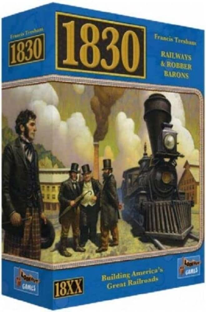 Lookout Spiele | 1830 | Board Game | Ages 12+ | 2-6 Players | 180-360 Minutes Playing Time