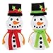 Baker Ross Build a Snowman Kits - Creative Xmas Craft Acitivity for Kids (Pack of 4)