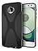 Moto Z Play Case, Cimo [X] Premium Slim Protective Cover for Motorola Moto Z Play Droid (2016) - Black