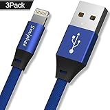 Lightning Cable, iPhone Charger iPhone Cable : Smiphee 3Pack 1FT 3FT 6FT Lightning Cord to USB Charging Cord for iPhone X,8,8 Plus, 7,7 Plus,6S,6 Plus,SE,5S,5,iPad,iPod Touch