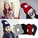 MIOIM Middle Finger Cat Hip Hop Beanie Knitted Hat Punk Rock Cap