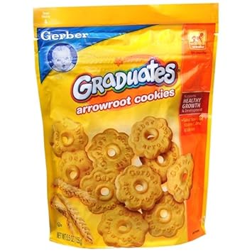 gerber graduates arrowroot cookies