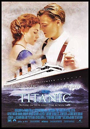 Titanic Fridge Magnet Leonardo Dicaprio Movie Poster Canvas Print 3.5 X 5