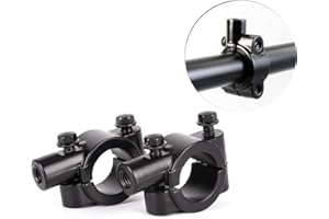 2pcs Motorcycle Handlebar Mirror Mount Mirrors Holder Clamp for 7/8 inch Handle Bar Sports Bike Kawasaki Honda Yamaha (10mm)