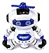 Digital Dancing Warrior Toy Robot Figure w/ Colorful Rotating Lights, Music, Dancing Action, 360 Degree Spins
